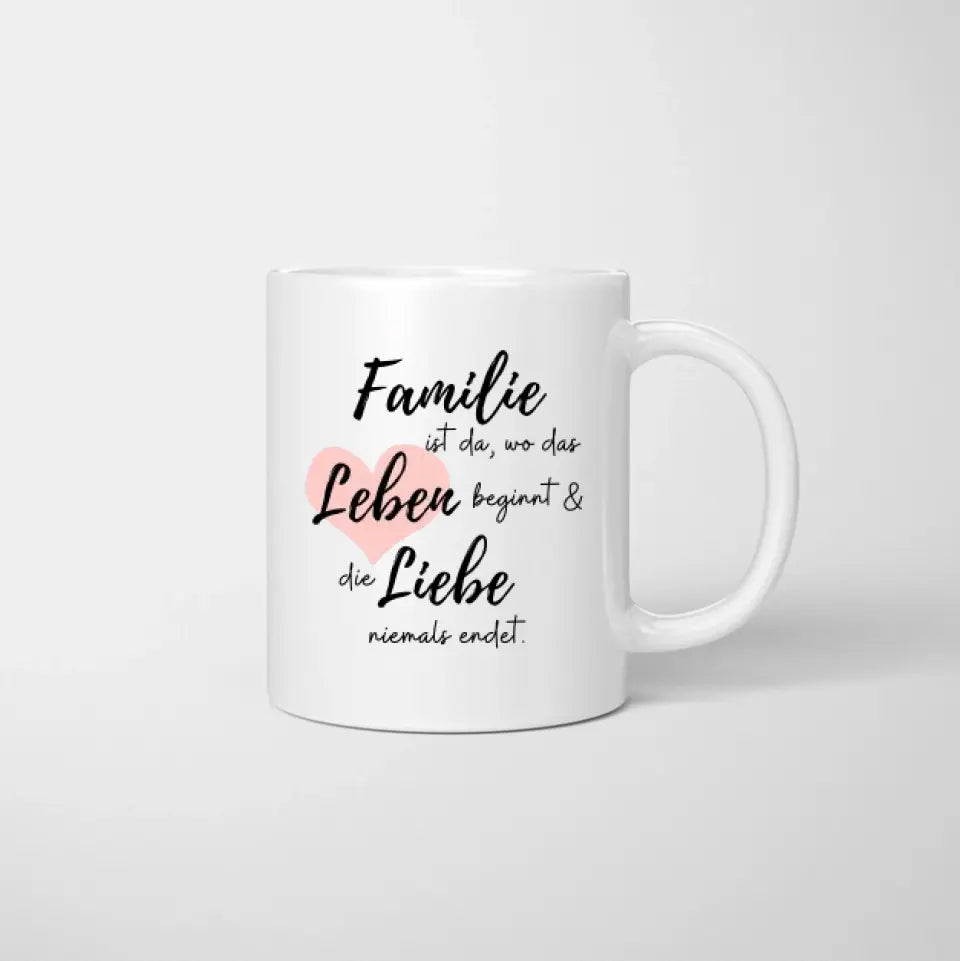 My Family - Personalized Mug (1-4 children)