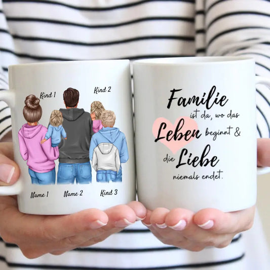 My Family - Personalized Mug (1-4 children)
