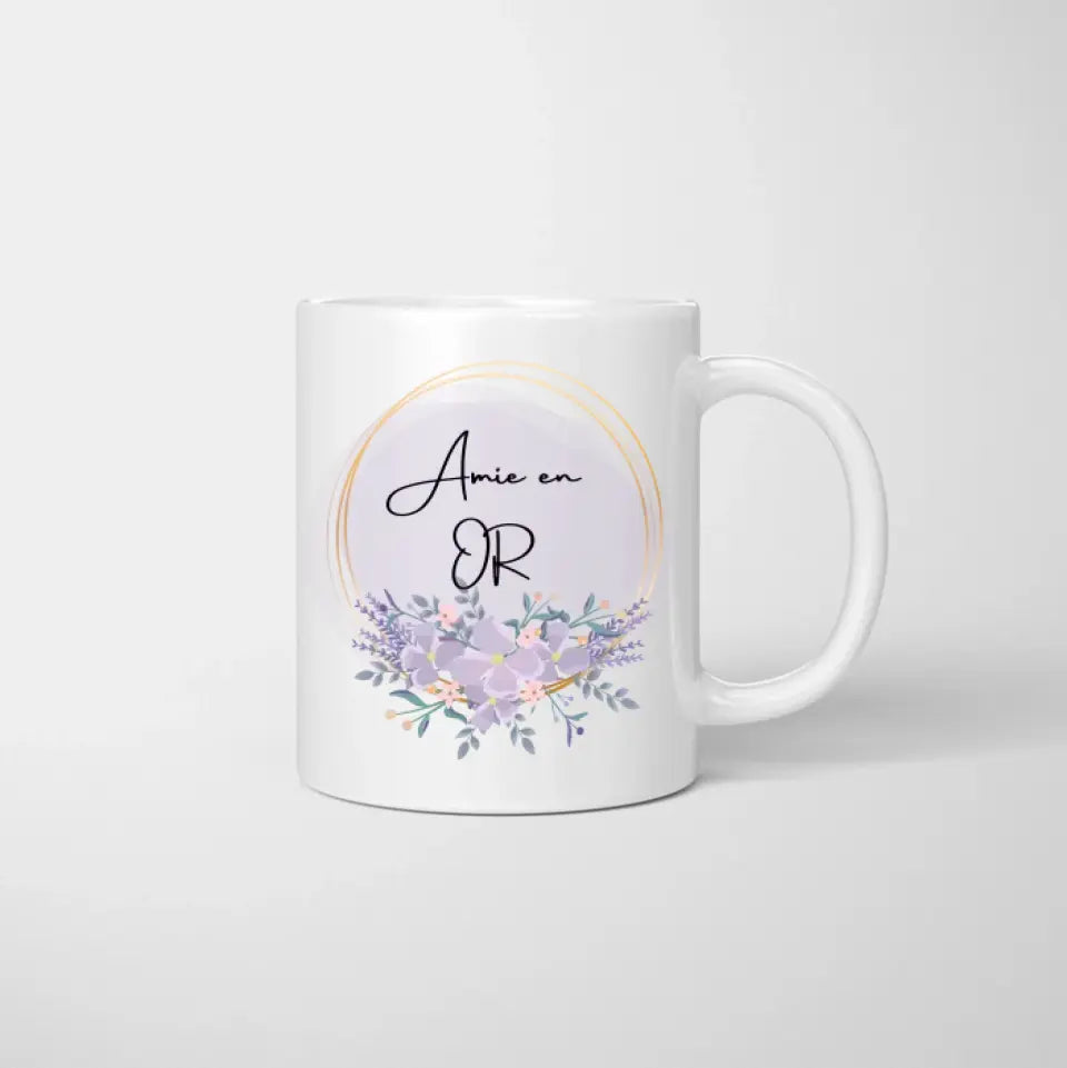 Meilleures amies Cheers - Mug personnalisé (Pour les amies et les sœurs)