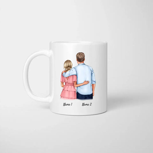 Best Couple Hug - Personalized Mug