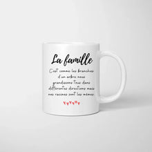 Load image into Gallery viewer, Ma famille - Mug personnalisé (1-4 enfants, adolescents)
