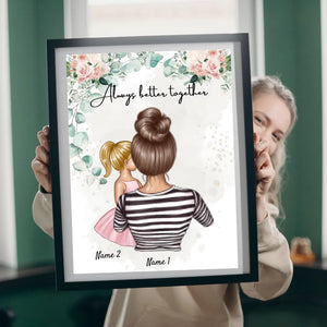 Best Mom - Personalized Poster (1-4 Children)