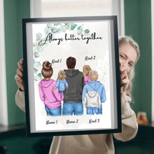 Load image into Gallery viewer, My Family Poster - Personalized Poster (1-4 children)
