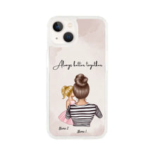 Load image into Gallery viewer, Mum with kids - Personalised Phone Case (up to 4 children)
