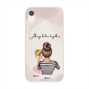 Mum with kids - Personalised Phone Case (up to 4 children)