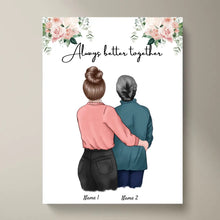 Load image into Gallery viewer, Mother &amp; Daughter - Personalised Poster
