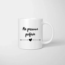 Load image into Gallery viewer, Ma personne préférée -  Mug personnalisé pour couple (homme &amp; femme)
