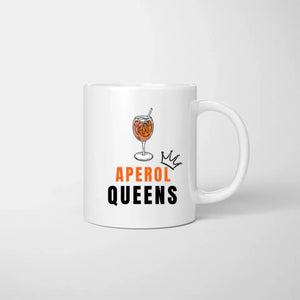 Aperol Queens - Personalisierte Freundinnen-Tasse (2-4 Frauen)