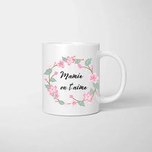 Load image into Gallery viewer, Mamie on t&#39;aime - Mug personnalisé (1-4 enfants, adolescents)

