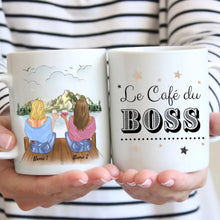 Load image into Gallery viewer, Le cafe du boss - Mug personnalisé (2-4 personnes)
