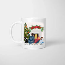 Load image into Gallery viewer, Best Family with Children &amp; Pets Christmas - Personalized Mug
