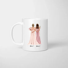 Load image into Gallery viewer, Trauzeugin für einen Tag, Beste Freundin fürs Leben - Personalisierte Tasse zur Verlobung/ Hochzeit
