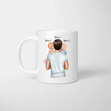 Load image into Gallery viewer, Danke Papa, ich bin echt gut geworden - Personalisierte Tasse für Väter (Vatertag 1-4 Kinder)
