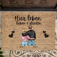 Load image into Gallery viewer, Bestes Pärchen - Personalisierte Fußmatte für innen &amp; aussen
