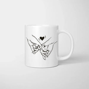 Happy Couple with Children - Personalized Mug
