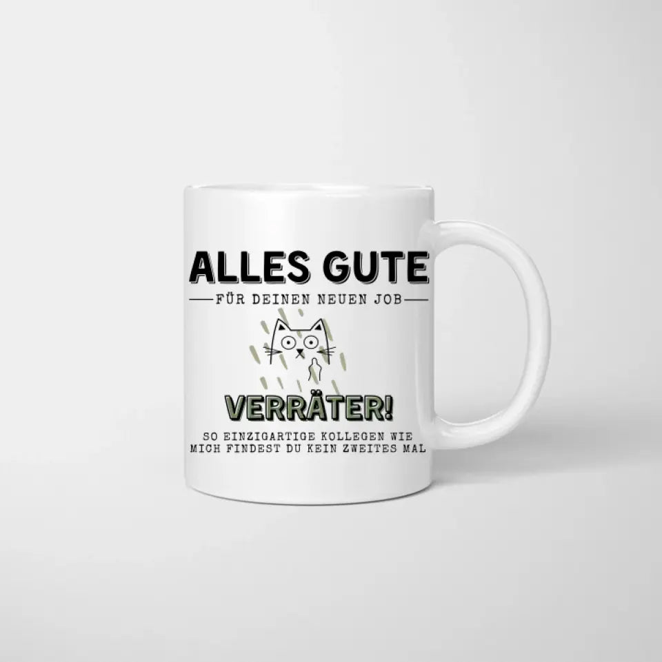 Kolleginnen - Alles Gute Verräter, Personalisierte Tasse (2-4 Freundinnen)