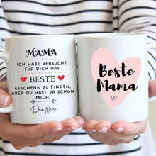 Load image into Gallery viewer, Bestes Geschenk für Opa - Personalisierte Tasse (Für Mama, Papa, Oma oder Opa)
