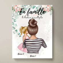 Load image into Gallery viewer, Best Mom, Meilleure maman - Poster Personnalisé (femme avec 1 ou 4 enfants)
