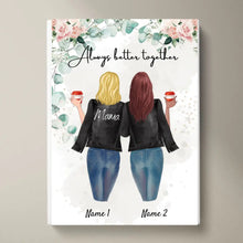 Load image into Gallery viewer, Best Mum in Leather Jacket - Personalised Poster (2-3 women)
