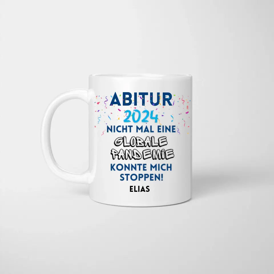 Abschluss 2024 - Personalisierte Tasse zum Abschluss, Abitur, Studium, Bachelor, Master, Ausbildung, Realschule