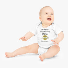 Load image into Gallery viewer, Mama ist die Beste - Personalisierter Baby-Onesie/ Strampler, 100% Bio-Baumwolle
