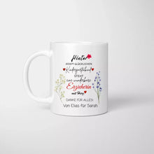 Load image into Gallery viewer, Wunderbare Erzieherin mit Herz - Personalisierte Tasse, Abschiedsgeschenk, Erzieher, Kindergarten, Schule, Lehrer, Tagesmutter
