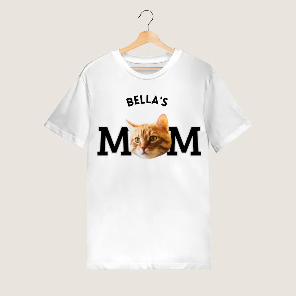 Haustier Mama - Personalisiertes T-Shirt mit Foto von deinem Fellfreund (Eigenes Bild hochladen)