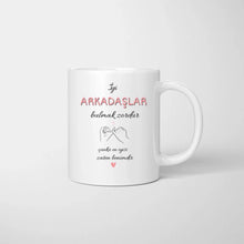 Load image into Gallery viewer, İyi ARKADAŞLAR bulmak zordur çünkü en iyisi zaten benimdir - Freundinnen Tasse personalisiert
