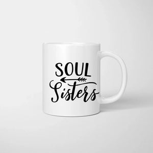 Definition Beste Freundinnen - Personalisierte Tasse mit Spruch (2-4 Personen), individuelles Geschenk