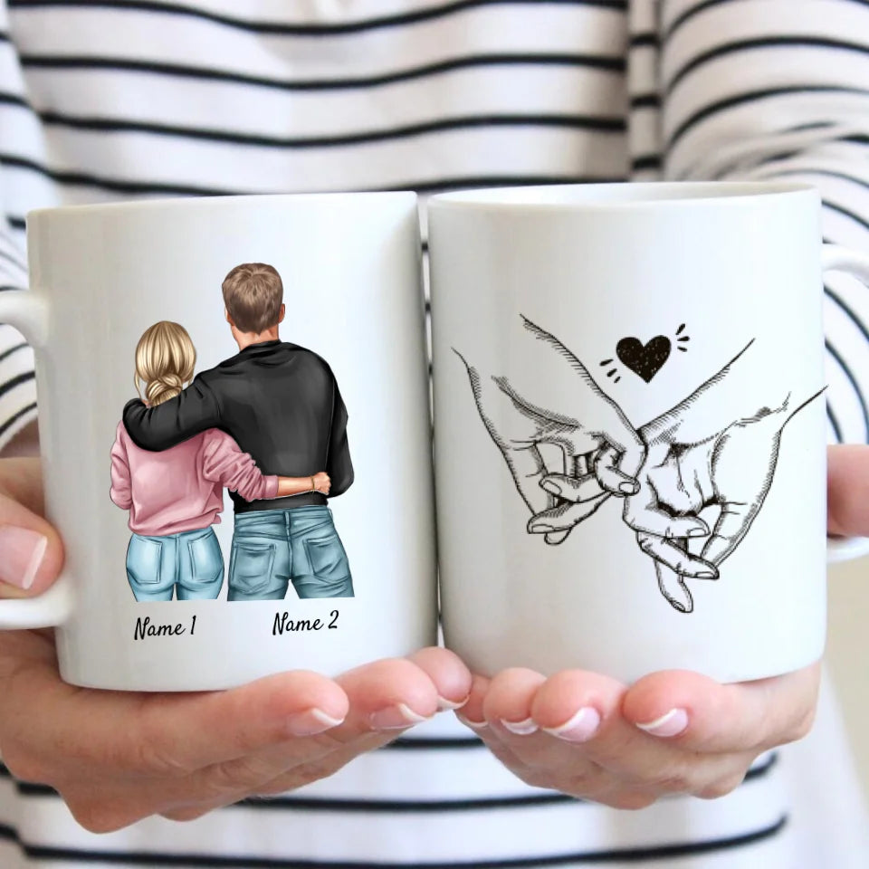 Keine Sorge Schatz - Personalisierte Pärchen-Tasse, individuelles Geschenk Partner