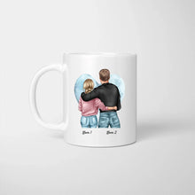 Load image into Gallery viewer, Toutes les histoires d&#39;amour sont belles - Mug personnalisé pour couple, idée cadeau couple
