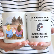 Load image into Gallery viewer, Fass meinen Kaffee nicht an! - Personalisierte Tasse Freundinnen &amp; Kolleginnen (2-4 Personen)
