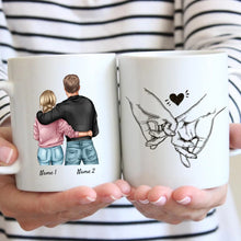 Load image into Gallery viewer, Best Couple Hug - Personalized Mug
