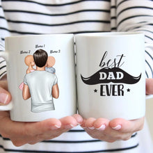 Load image into Gallery viewer, Dad with Children - Personalized Mug
