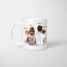 Load image into Gallery viewer, Parents with Children - Personalized Mug
