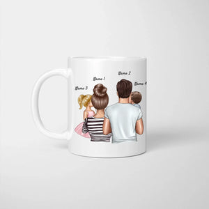 Parents with Children - Personalized Mug