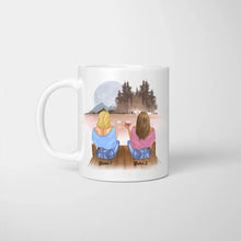 Load image into Gallery viewer, Am liebsten trinke ich Kaffee...IN RUHE! - Personalisierte Tasse Freundinnen &amp; Kolleginnen (2-4 Personen)
