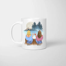 Load image into Gallery viewer, Beste Kollegen, manche Menschen passen perfekt ins Herz - Personalisierte Tasse Freundinnen &amp; Kolleginnen (2-4 Personen)
