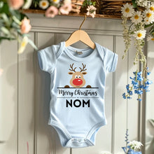 Load image into Gallery viewer, Merry Christmas Baby - Onesie/dorsal bébé personnalisé pour Noël, 100% coton bio
