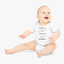 Load image into Gallery viewer, Willst du meine Patentante sein? - Personalisierter Baby-Onesie/ Strampler, Weihnachtsgeschenk, 100% Bio-Baumwolle
