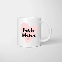 Load image into Gallery viewer, Bestes Geschenk für Mama - Personalisierte Tasse (Mama, Papa, Oma, Opa)
