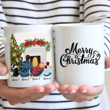 Load image into Gallery viewer, Best Family with Children &amp; Pets Christmas - Personalized Mug
