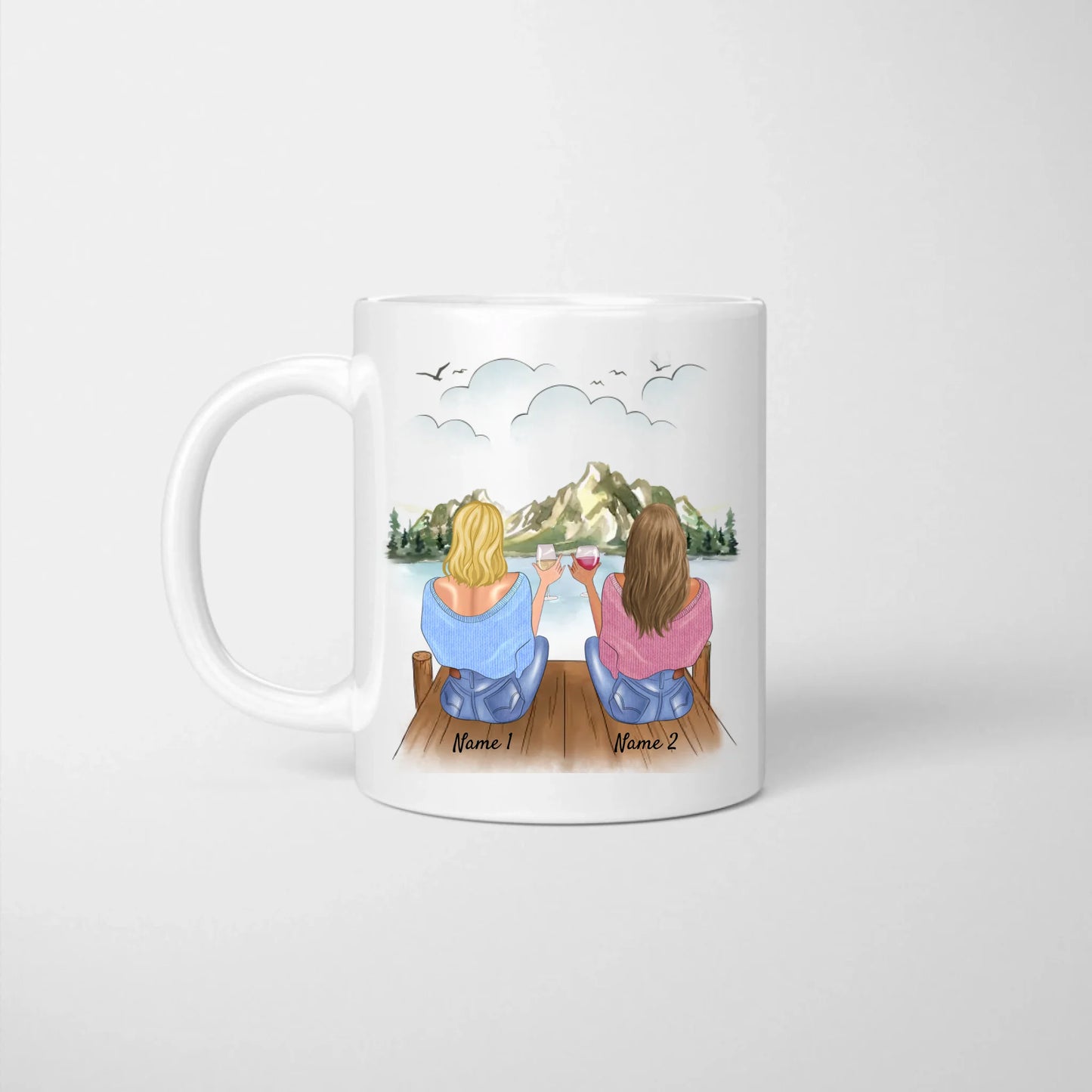 Definition Lieblingskollegin - Personalisierte Tasse Kolleginnen (2-4 Personen)
