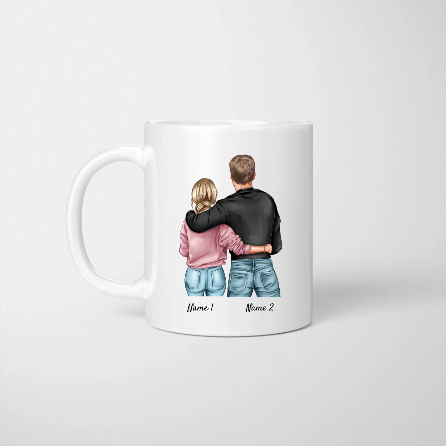 Rest deines Lebens nerven - Personalisierte Tasse für deinen Partner, Partnerin, Geschenk für Paare, Valentinstag