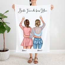 Load image into Gallery viewer, Best Friends Cheers - Personalised Fleece Blanket
