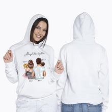 Load image into Gallery viewer, My Family - Personalised Hoodie Unisex (Up to 4 Children)
