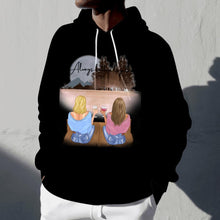 Load image into Gallery viewer, Best Friends with Drink - Personalised Hoodie Unisex
