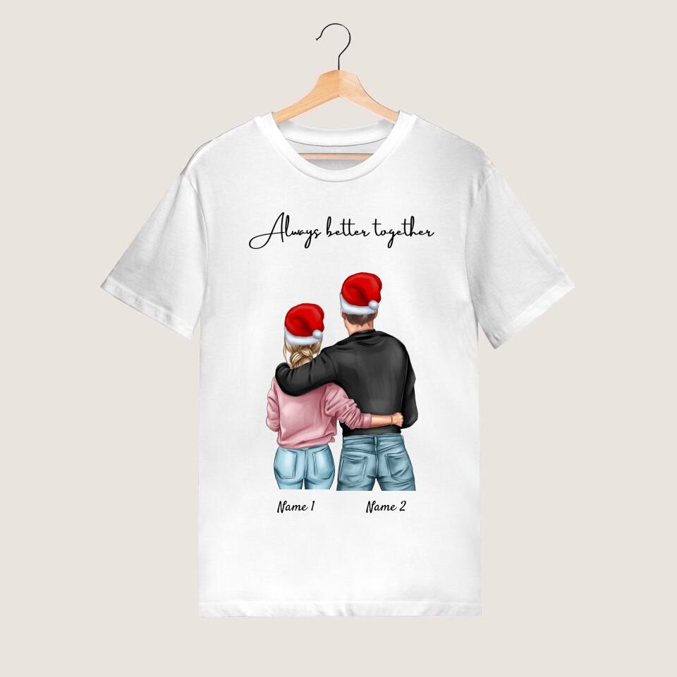 Best Couple Christmas Personalized T-Shirt