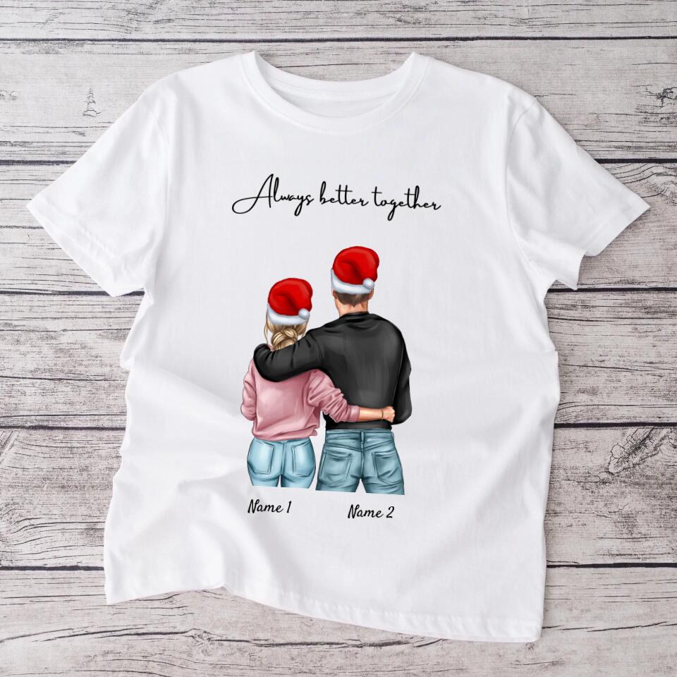 Best Couple Christmas Personalized T-Shirt