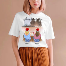 Load image into Gallery viewer, Christmas Friends with Drink - Personalized T-Shirt
